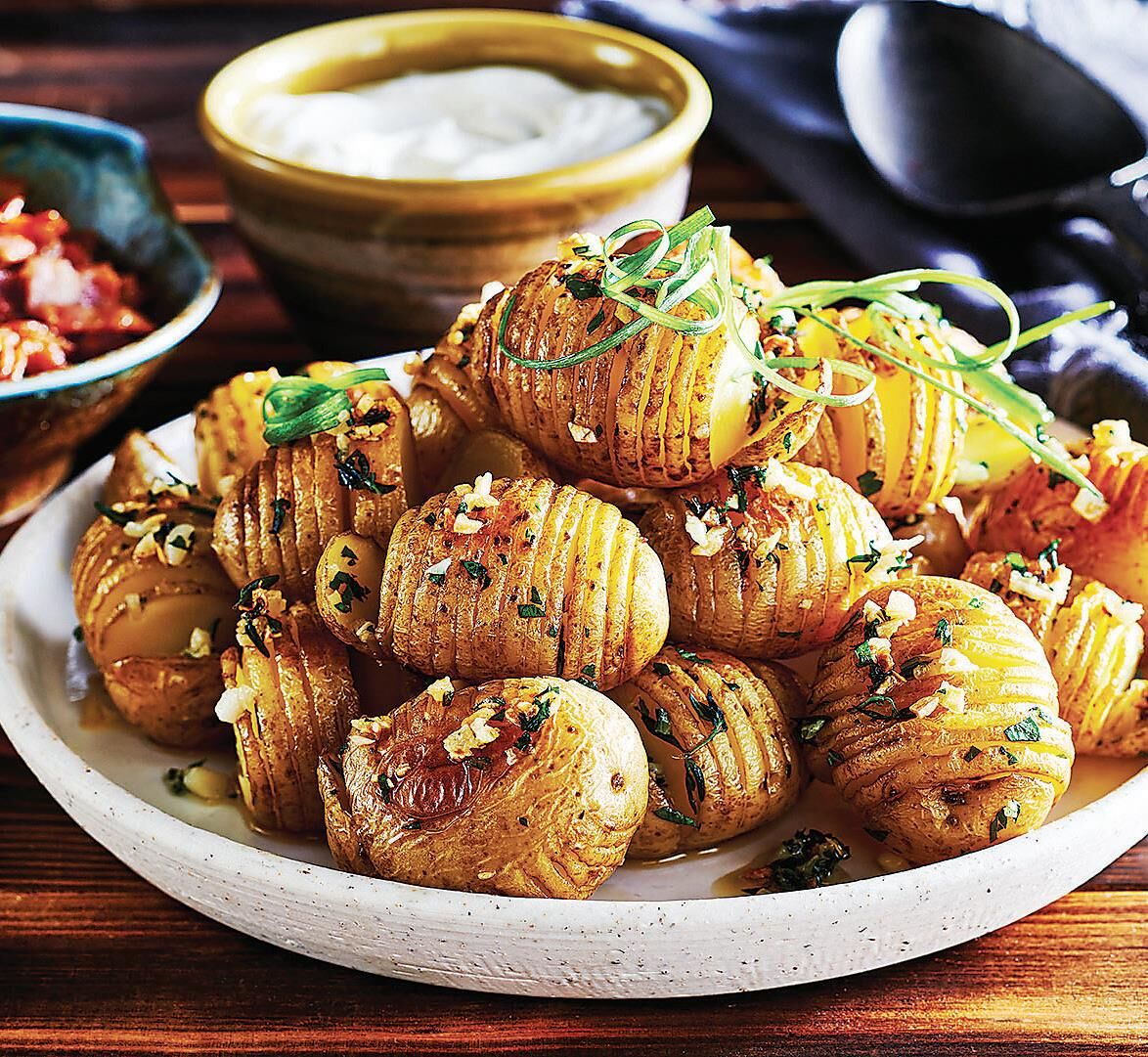 LITTLE HASSELBACK POTATOES
